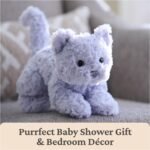 GUND Bootsie English Blue Kitten Plush Toy, Premium Cat Stuffed Animal for Ages 1 and Up, Gray, 9” - Image 8