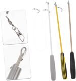 3sets DIY Cat Teaser Sticks Interactive Cat Wand Retractable Feature Pet Toys for Hunting Instincts 3pcs*3 - Image 5