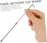 3sets DIY Cat Teaser Sticks Interactive Cat Wand Retractable Feature Pet Toys for Hunting Instincts 3pcs*3 - Image 8