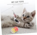 3sets DIY Cat Teaser Sticks Interactive Cat Wand Retractable Feature Pet Toys for Hunting Instincts 3pcs*3 - Image 9