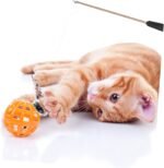 3sets DIY Cat Teaser Sticks Interactive Cat Wand Retractable Feature Pet Toys for Hunting Instincts 3pcs*3 - Image 10