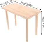 GARVALON Hamster Cage Wooden Platform 12x25cm Small Animal Activity Stand with 18cm Height Pet Resting Toy - Image 3