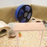 GARVALON Hamster Cage Wooden Platform 12x25cm Small Animal Activity Stand with 18cm Height Pet Resting Toy - Image 8