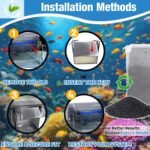 8-Pack A1384 Activated Carbon Filter Inserts Compatible with Aqua Clear 50/Fluval 50 Aquarium, Charcoal Media Bags Fit 20-50 Gallon Freshwater and Saltwater Tanks - Image 7