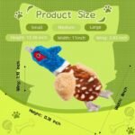 Stuffing-Free Duck Dog Toys, 2 Pack Plush Squeaky Toys with 8 Total Squeakers for Small Medium Dogs, Hollow Body Dog Toys for Interactive Play - Image 4