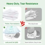 Drawstring Litter Box Liners Compatible with Robot, Heavy Duty Self-Cleaning Litter Boxes Waste Drawer Liners Replacement Bags (50pcs) - Image 5