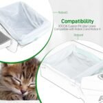 Drawstring Litter Box Liners Compatible with Robot, Heavy Duty Self-Cleaning Litter Boxes Waste Drawer Liners Replacement Bags (50pcs) - Image 7