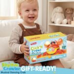 Play-Act Crawling Crab Baby Toy, Interactive Musical Crab with Intelligent Sensor & Auto-Avoiding Obstacles, Tummy Time Toy with Lights and Buttons, Gift for Toddlers Learning to Crawl - Image 8