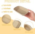 100Pcs 17 oz Paper Bowls with Lid, Disposable Salad Bowls with Lids, Microwave Safe Paper Take Out Food Containers for Meal Prep - Image 3