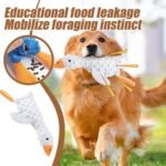 Duck Squeaky Dog Toys - Squeak Plush Dog Toy | Crinkle Dog Toy For Small | Teeth Cleaning Cute Soft Pet Treat | Funny Interactive Crinkle Treat Hiding Puzzle For Chewing | Plush No Chew And Play - Image 6