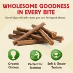 Chewmasters Organic Chicken & Brown Rice Dog Treats, 2 Pound Bag, 100% Organic, Made in The USA, Corn, Soy & Wheat Free, No by-Products, Real Meat Dog Treat - Image 5