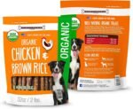 Chewmasters Organic Chicken & Brown Rice Dog Treats, 2 Pound Bag, 100% Organic, Made in The USA, Corn, Soy & Wheat Free, No by-Products, Real Meat Dog Treat - Image 10
