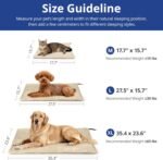 NICREW Cat Heating Pad, Temperature Adjustable Heated Cat Bed with Auto Shut Off Timer, Indoor Pet Heated Bed Mat for Cats and Dogs, 17.7 x 15.7 Inches, 55W - Image 6