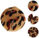 jojofuny 10pcs Leopard Print Interactive Cat Balls, Crinkle Fabric Soft Kitten Play Set for Indoor Cats - Image 9