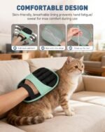 Magic Brush Glove Pet Hair - 2 Pack Electrostatic Grooming Removal Gloves for Dogs and Cats, The Magic Brush Pure Path Yomi Pet Grooming Needs, Fur Remover for Furniture, Clothes, Car Seats (Green) - Image 4