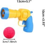 Interactive Cat Toy Launcher with 50 Colourful Pom Indoor Play Ball Shooter for Cats Toy (50pcs Balls Launcher) - Image 4