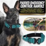 PICKLE WICKLE Tacticozy Comfort Collar - Durable High Density Nylon - Quick Release Buckle - Comfort Grip Handle - Soft Neoprene Padding - Adjustable Length (Pink, Extra Large) - Image 7
