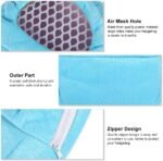 Hamster Carrier Bag, Mesh African Hedgehog Hamster Breathable Pet Dog Carrier Bags Handbags Puppy Cat Travel Backpack for Hamster Squirrel Guinea Pig Chinchilla (M) - Image 5