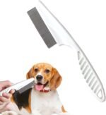 Flea And Tick Comb For Dogs,With Non-slip Handle Dog Brush For Flea - Tick Comb, Cat Grooming Set, Effective Float Hair Remover For Pet - Image 10
