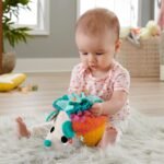 Fisher-Price Baby Toy Cuddle ‘n Snuggle Hedgehog Plush with Sounds for Sensory Developmental Play Newborns Ages 3+ Months - Image 3