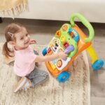 VTech Sit-to-Stand Learning Walker (Frustration Free Packaging - English Version), Orange - Image 7