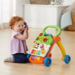 VTech Sit-to-Stand Learning Walker (Frustration Free Packaging - English Version), Orange - Image 10