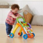 VTech Sit-to-Stand Learning Walker (Frustration Free Packaging - English Version), Orange - Image 11