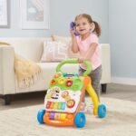 VTech Sit-to-Stand Learning Walker (Frustration Free Packaging - English Version), Orange - Image 12