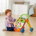 VTech Sit-to-Stand Learning Walker (Frustration Free Packaging - English Version), Orange - Image 15