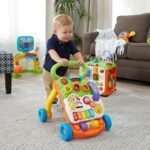 VTech Sit-to-Stand Learning Walker (Frustration Free Packaging - English Version), Orange - Image 16