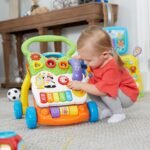 VTech Sit-to-Stand Learning Walker (Frustration Free Packaging - English Version), Orange - Image 18