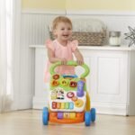 VTech Sit-to-Stand Learning Walker (Frustration Free Packaging - English Version), Orange - Image 19