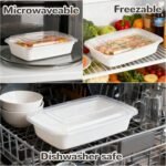 50-Pack 32oz Meal Prep Containers with Lids, BPA Free Plastic Food Container with Lid Reusable, Microwave Safe Take Out Container with Lid for Meal Prep - Image 6