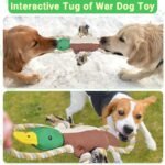 Squeaky Dog Toys, Duck Puppy Toys with Crinkle Paper and Squeaker, Interactive Tug of War Dog Toy for Small, Medium, and Large Breeds - Image 4