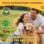 Dog Treats Rawhide Sticks Wrapped with Chicken & Duck,Pet Natural Chew 250+G(4pcs),No Artificial Flavors,Long Lasting Rawhide Rings,Fun Donut-Shaped Treats for Small & Large Dogs - Image 7