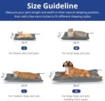 Outdoor Heated Cat Bed, Soft Pet Heating Pad with Steel-Wrapped Cord, Outside Pet Warmer for Feral Cats and Dogs, 19.7" x 15.7", 40 Watts, Gray - Image 6