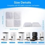 12 Pack Pet Food Desiccant Bag, Desiccant Packets Compatible with PLAF001, PLAF002, PLAF101, PLAF005, PLAF006 Automatic Cat Dog Feeders, Desiccant Bags Replacement Dry Cat Food & Dog Food - Image 3