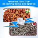 12 Pack Pet Food Desiccant Bag, Desiccant Packets Compatible with PLAF001, PLAF002, PLAF101, PLAF005, PLAF006 Automatic Cat Dog Feeders, Desiccant Bags Replacement Dry Cat Food & Dog Food - Image 6