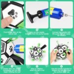 CHUKCHI Dog Toys Soccer Ball with Straps, Interactive Dog Toys for Tug of War,Puppy Birthday Gifts,Dog Water Toy,Dog Tug Toy,Durable Dog Balls for Small Medium & Large Dogs（8 inch） - Image 7
