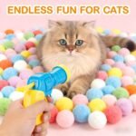 31Pcs Interactive Cat Toys Set, Cat Fetch Toy Gun with 30 Stuffed Plush Balls for Bored Indoor Adult Cats, Kitten Kitty Toys Pet Supplies Accessories, Funny Launcher & Cute Cat Gifts - Image 7