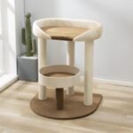 SHENGOCASE Modern Cat Tree Tower with Extra Large Platform Perch Bed for Maine Coon and Big Couch Sofa for Multiple Cats - Image 8