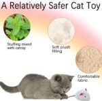8 Catnip Toys to Captivate Your Cat. Cat Mouse Toy with a Tail for Bad Breath Reduction. JODBOI Teeth-Cleaning Cat Chew Toys, Ideal for Kittens and Their Friends, Cat Toys for Indoor Cats - Image 7