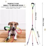 3 Way Dog Leash, 75 Inch Dog Leash Detachable 360 Swivel No Tangle with Soft Padded Handle for Small/Medium Dogs PT048 - Image 8