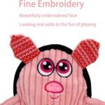 Squeaky Dog Toys 3 Pack, Soft and Tough Dog Plushes, No Stuffed Toy Sets, Durable Pet Chew Toys for Small, Medium and Large Dogs Interact and Reduce Boredom - Image 5