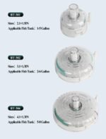 UPETTOOLS Mini Aquarium Sponge Filter, Small Fish Tank Filter Submersible Fish Filter Built-in Air Bubble Stone and Bio Balls for Fish Tanks up to 5 Gallon (Air Pump Not Included) - Image 8