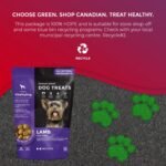 Vitality Dog Lamb with Apple - Premium Baked Dog Treats - Training Treats for Dogs, Pet Treats, Dog Snacks - Made in Canada, Grain Free, Human Grade, 400g / 14.1oz - Image 8