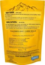 Beef Cheek Rolls Dog CHEW Treat - *(Beef Basted 4 PACK/12 INCH)* - Rawhide Free - Super Thick - All Natural - Long Lasting Dog CHEW - Beef Cheek Rolls - *Natural Color May Vary - Image 5