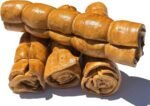 Beef Cheek Rolls Dog CHEW Treat - *(Beef Basted 4 PACK/12 INCH)* - Rawhide Free - Super Thick - All Natural - Long Lasting Dog CHEW - Beef Cheek Rolls - *Natural Color May Vary - Image 8