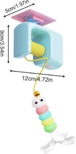Self Adhesive Ceiling Cat Teaser, Meowvo Upgraded Smart Ceiling Cat Teaser | Interactive Electric Pussy Toy with Self Adhesive Suction Cup Indoor Door Frame Hanging - Image 3