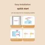 Self Adhesive Ceiling Cat Teaser, Meowvo Upgraded Smart Ceiling Cat Teaser | Interactive Electric Pussy Toy with Self Adhesive Suction Cup Indoor Door Frame Hanging - Image 7